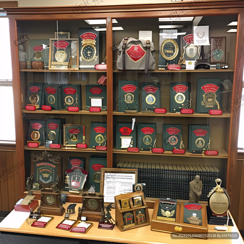 奖牌展示厅