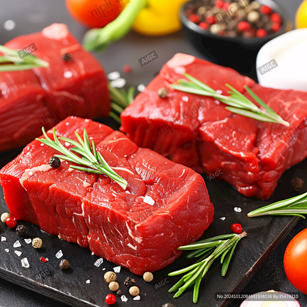 新鲜生鲜牛肉美食