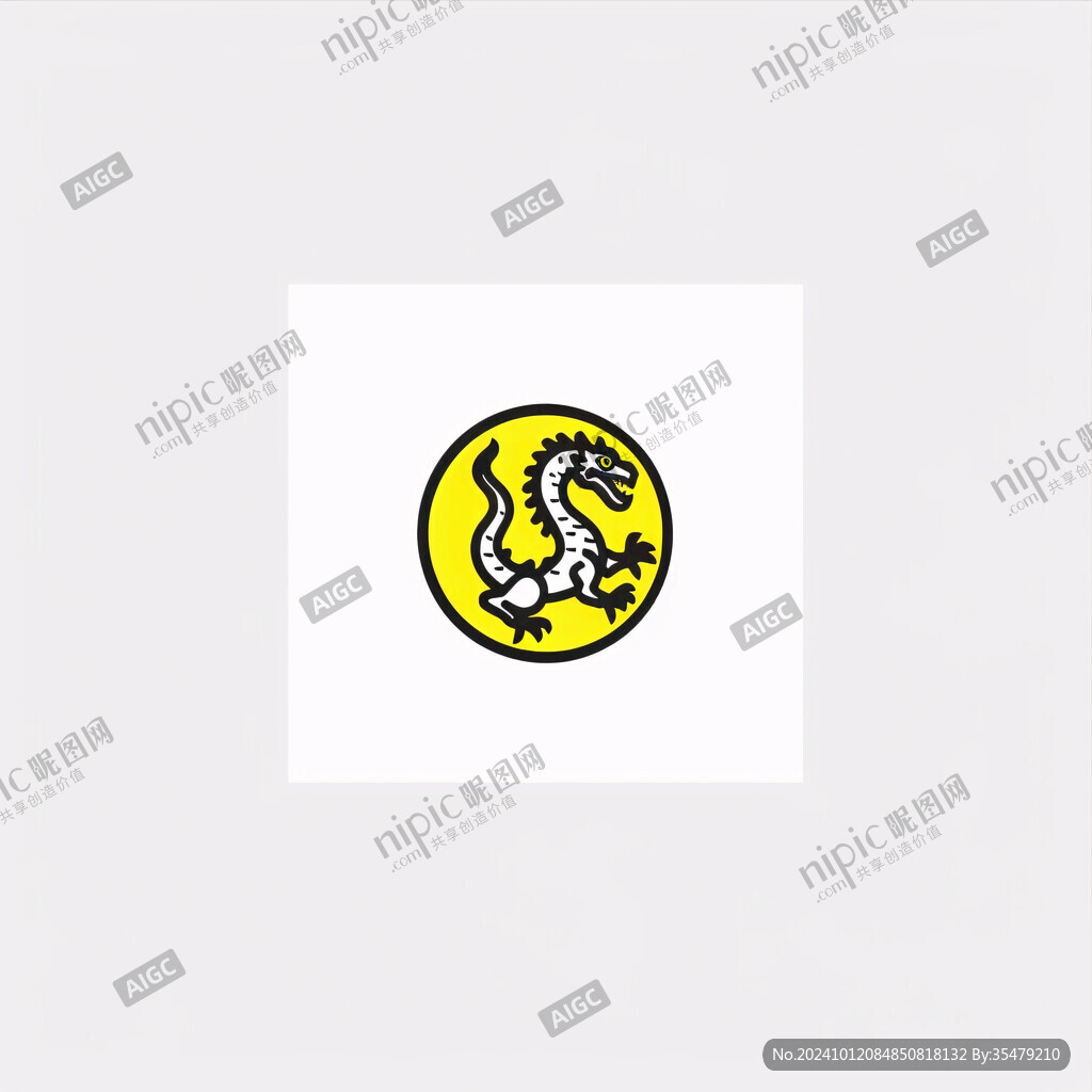 龙抬头标志设计