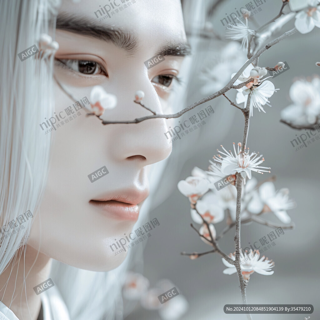 半面妆人物