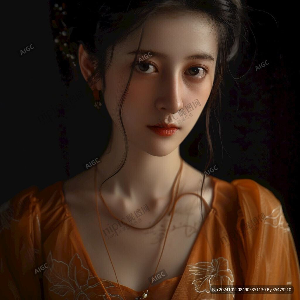 写实人物插画