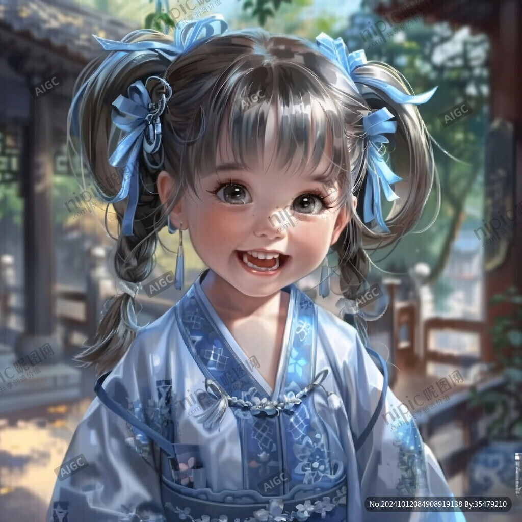 AI创作图写实人物插画 高精女孩原画稿 古风小女孩 国风小姑娘 cg插画 cg绘画作品 厚涂头像 国风小女孩 中国风女孩 日韩厚涂插画 厚涂 ...