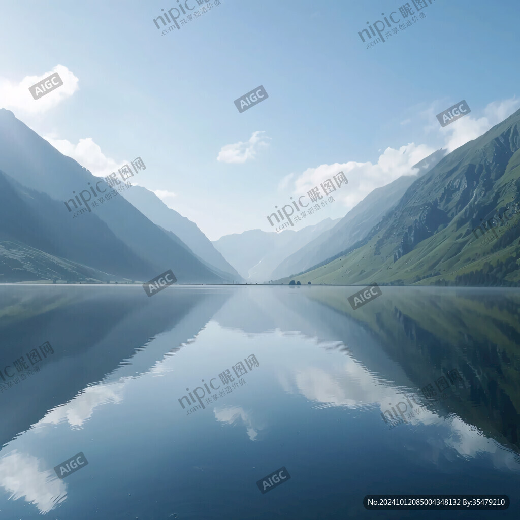平静水面湖水河水