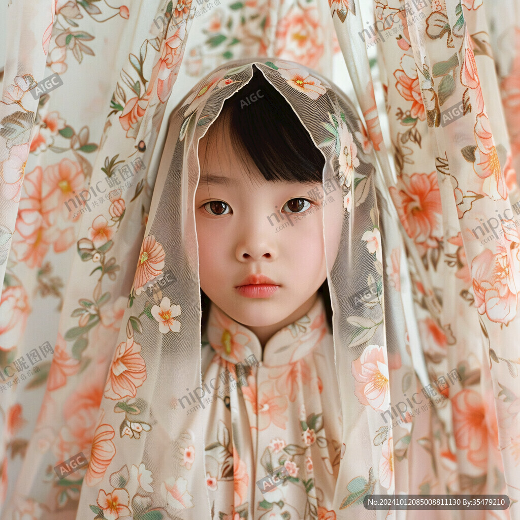 可爱古典女孩