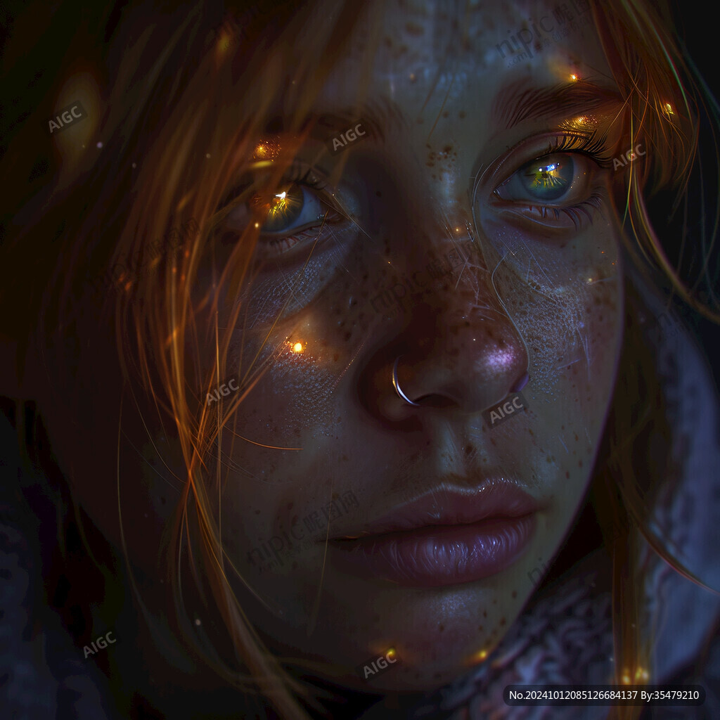 写实人物插画