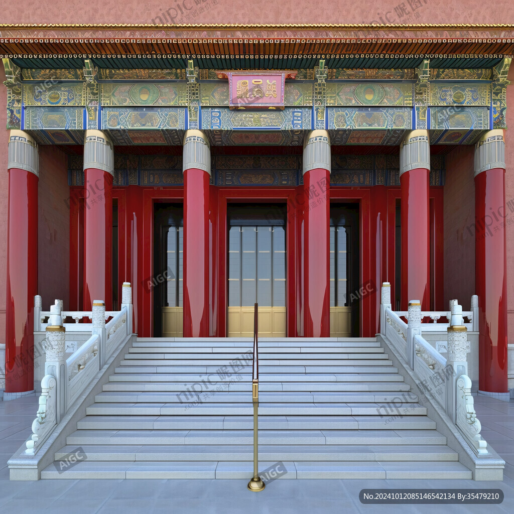 古代衙门柱子