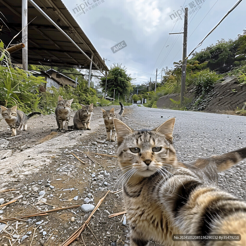 猫咪动物狸花猫