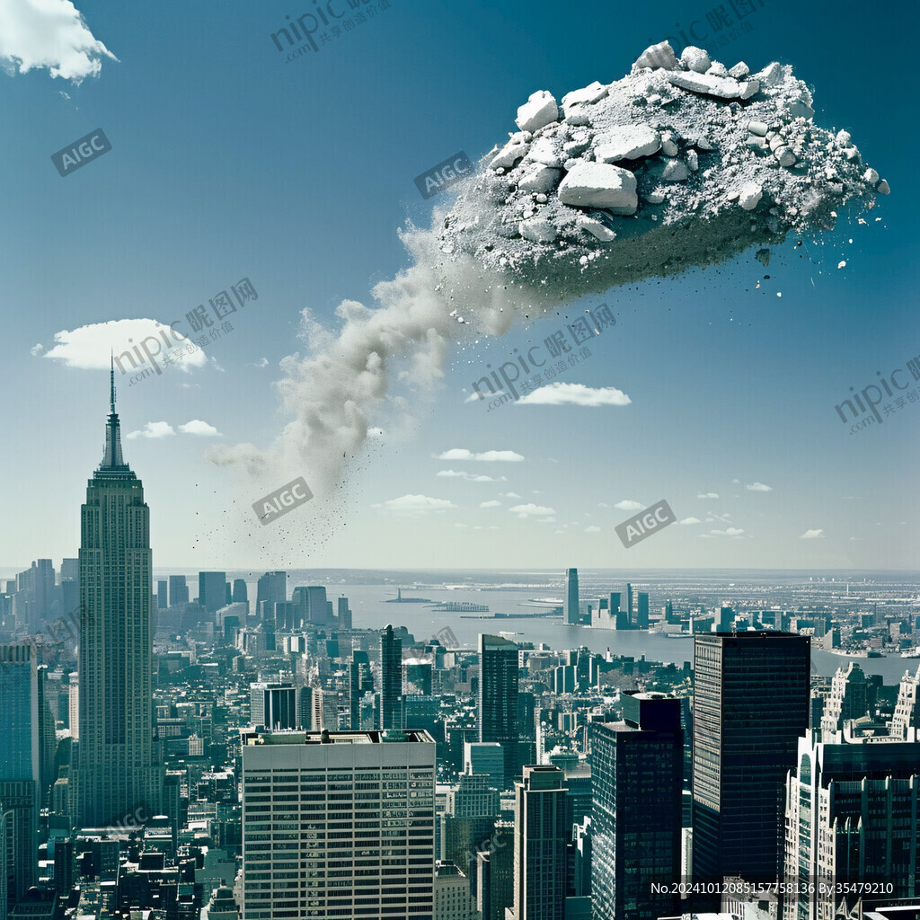 世界末日立体画