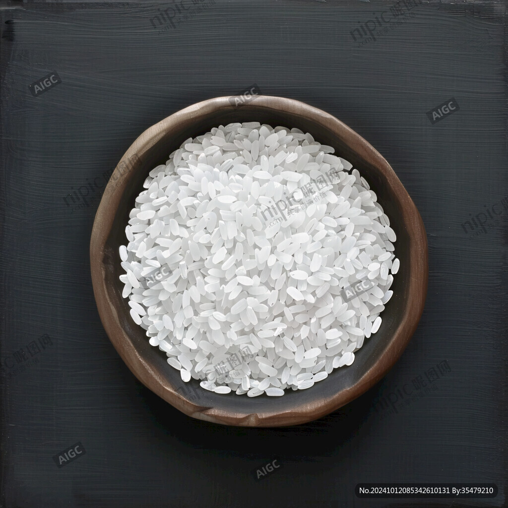 饱满糯米食材