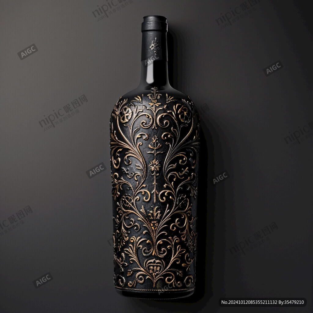 酒瓶效果图文件