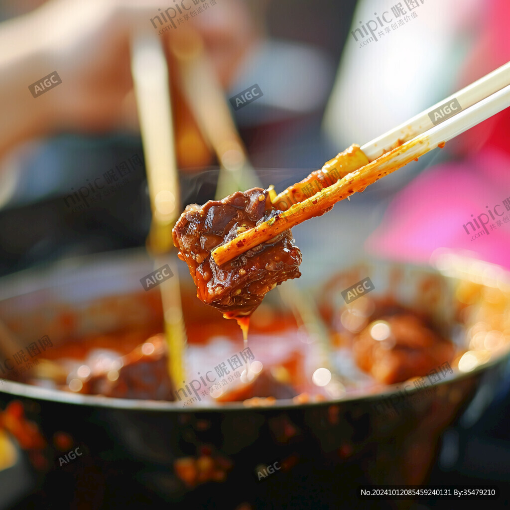 麻辣牛肉涮串