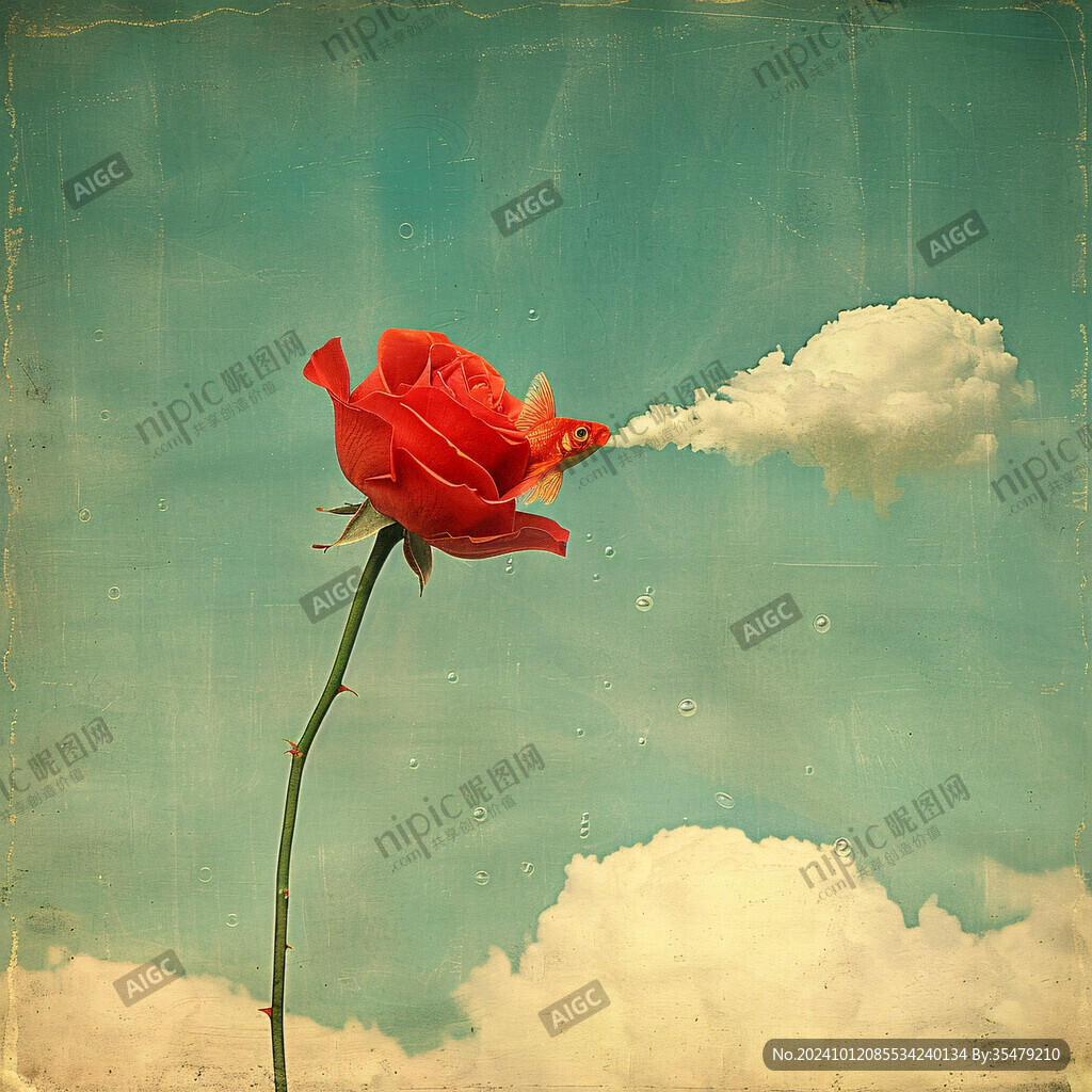 天空玫瑰花