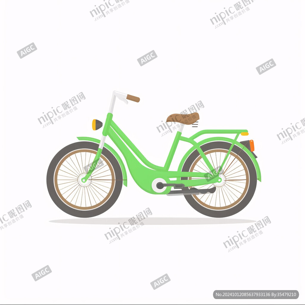自行车绿色