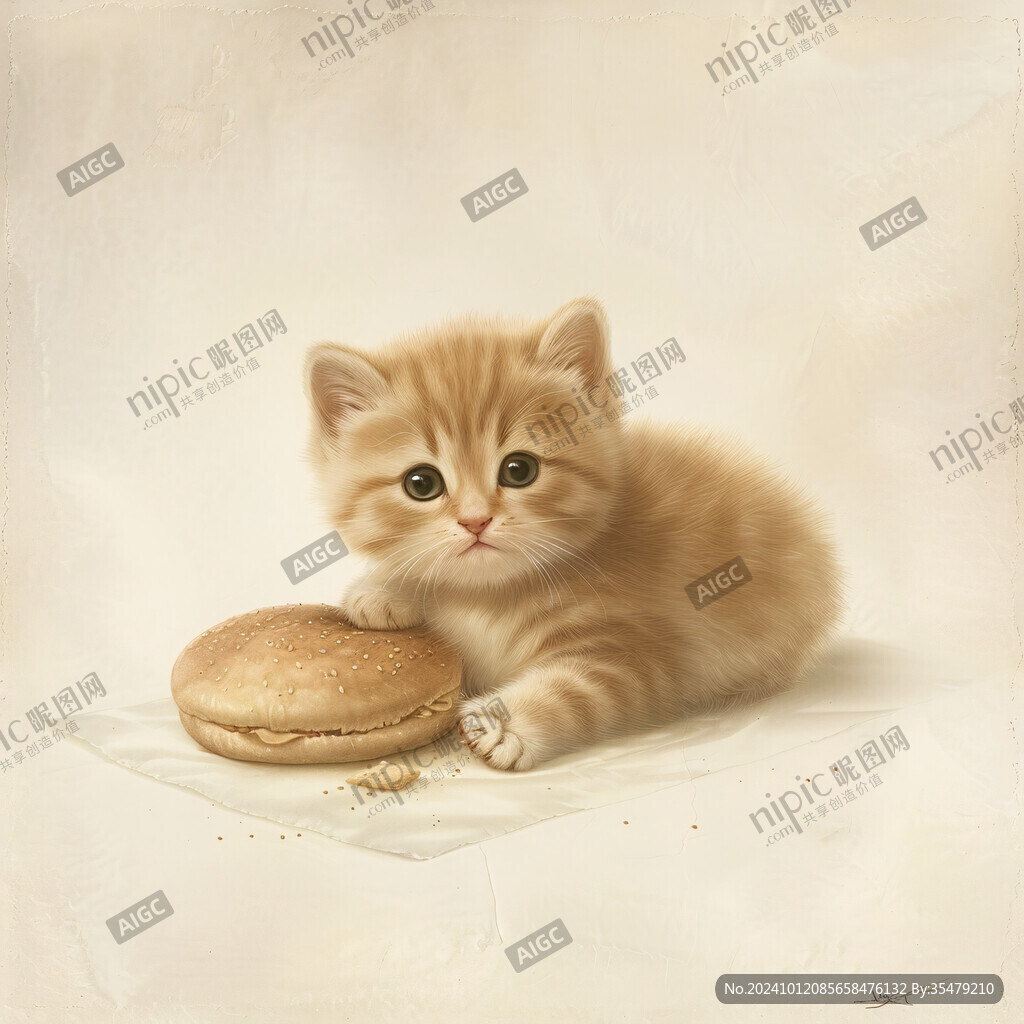 黄色小猫素材