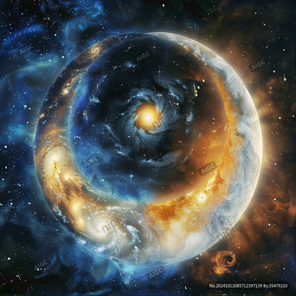 螺旋星云装饰画