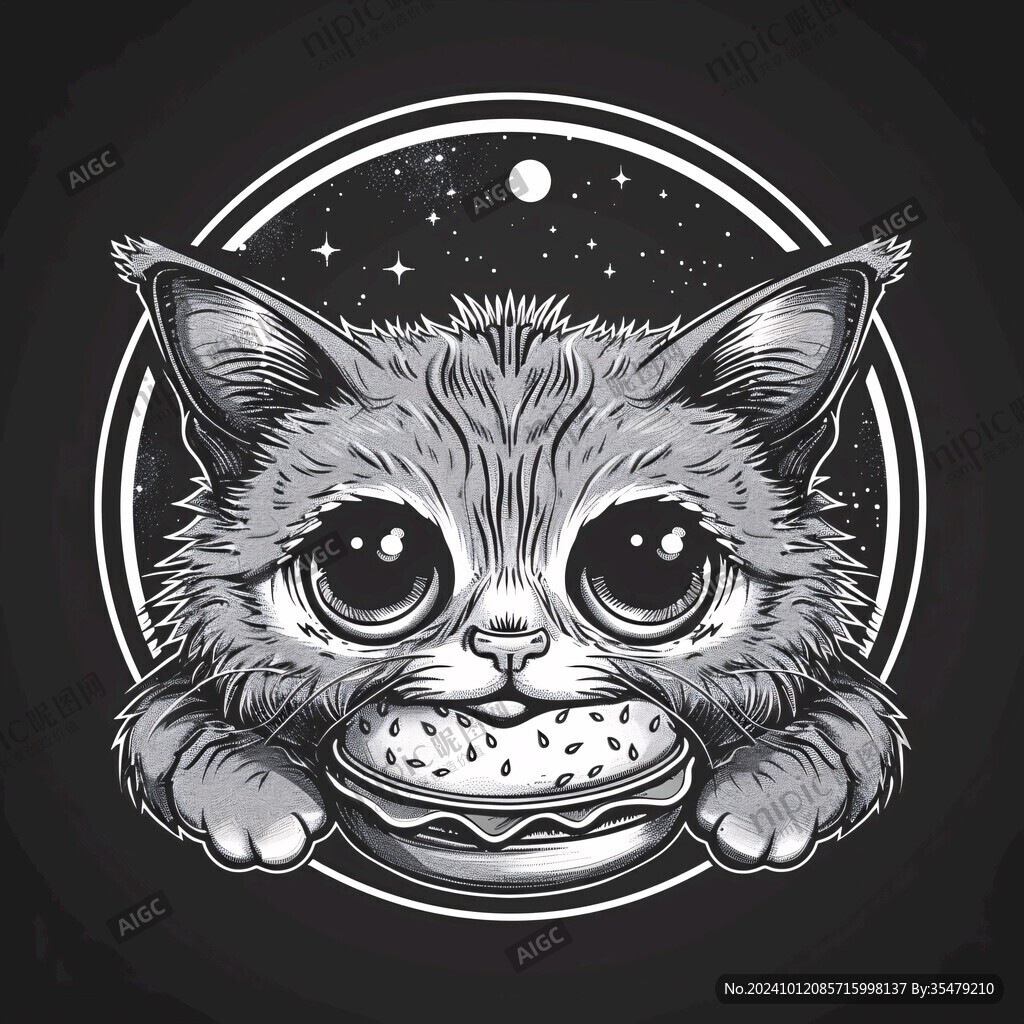 狸猫插画