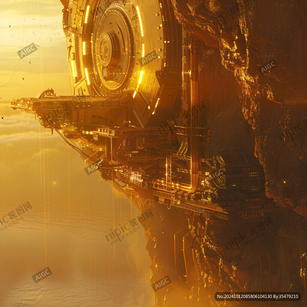 后现代机械科幻未来派