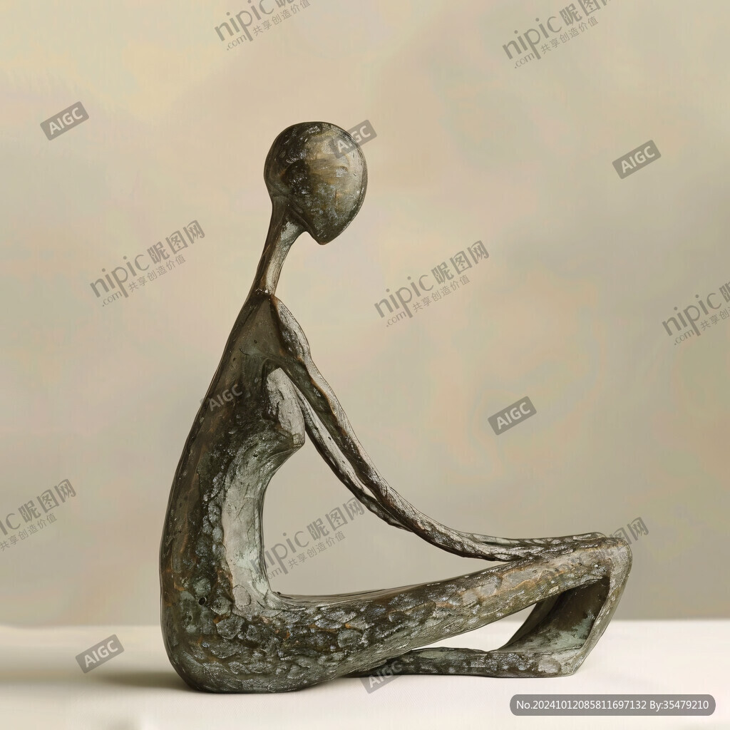 处女座铜雕