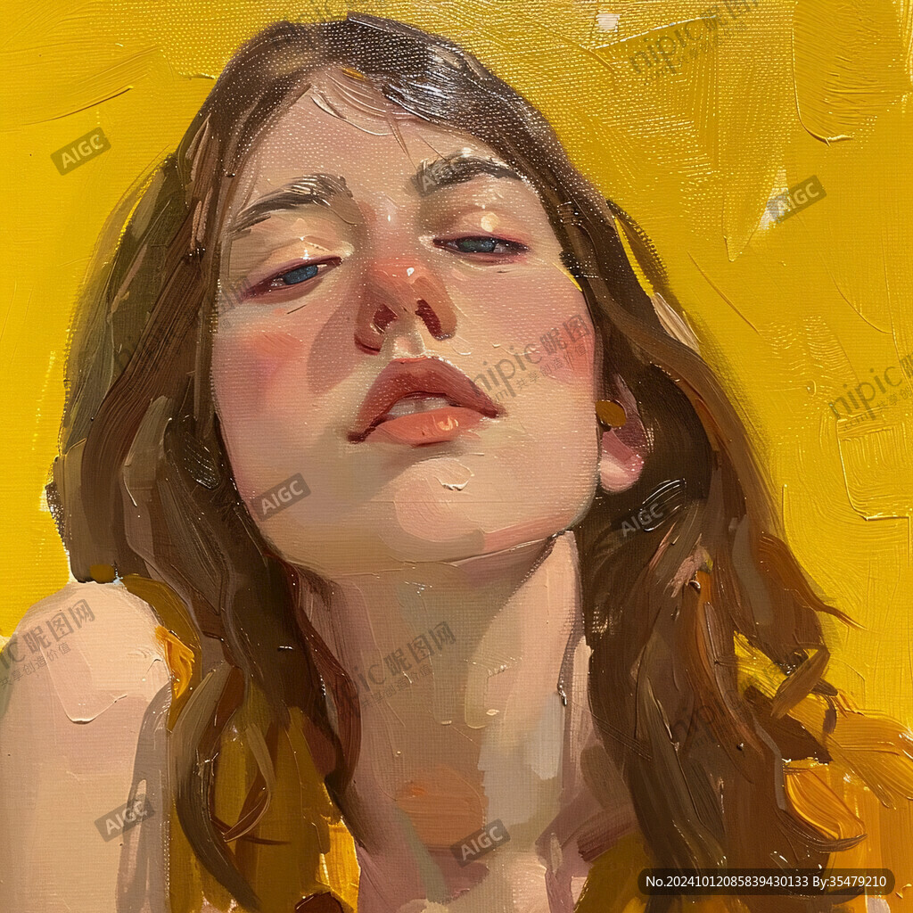 高级感女插画
