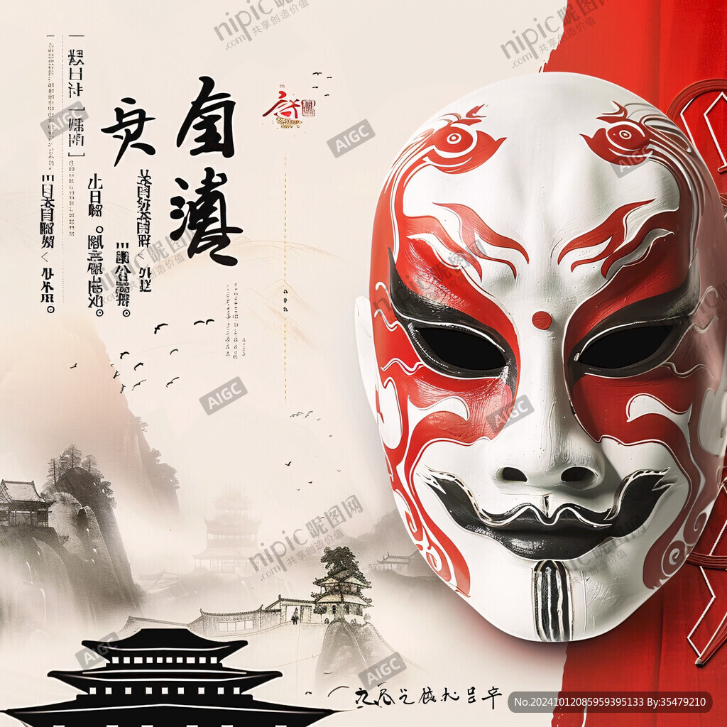 戏曲装饰画戏曲海报