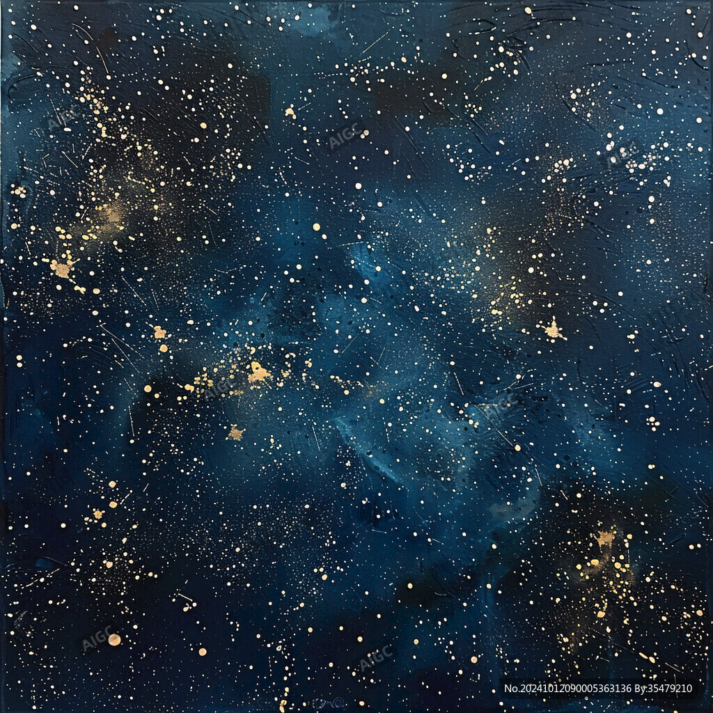 水彩广告背景星空背景