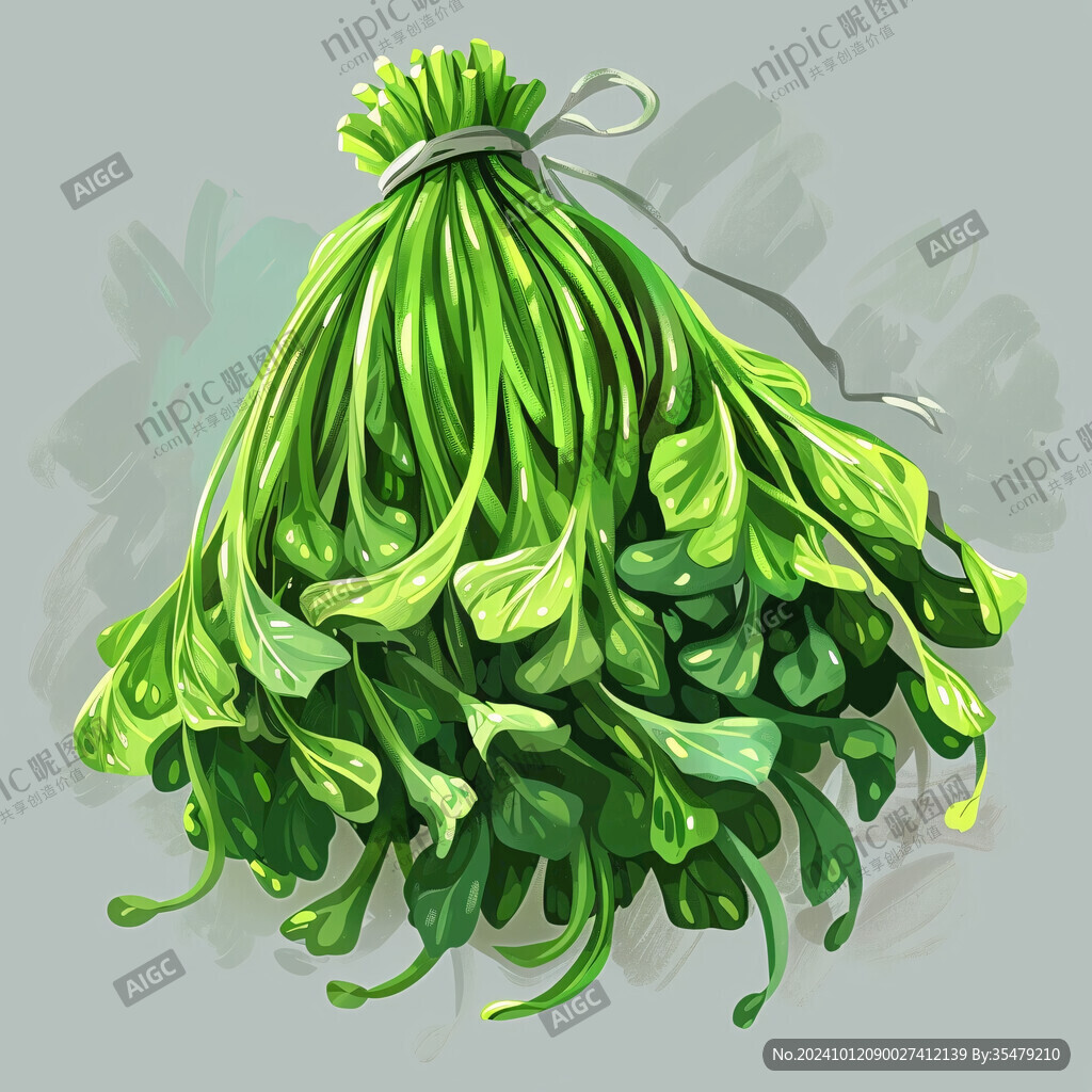 韭菜花酱插画