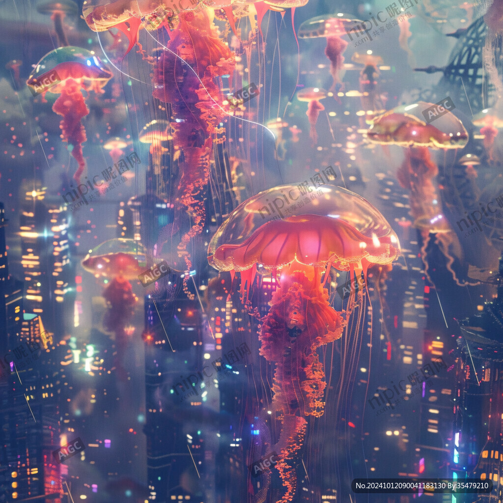 未来感插画
