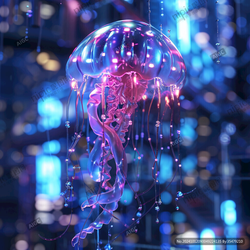 海洋生物梦幻水母