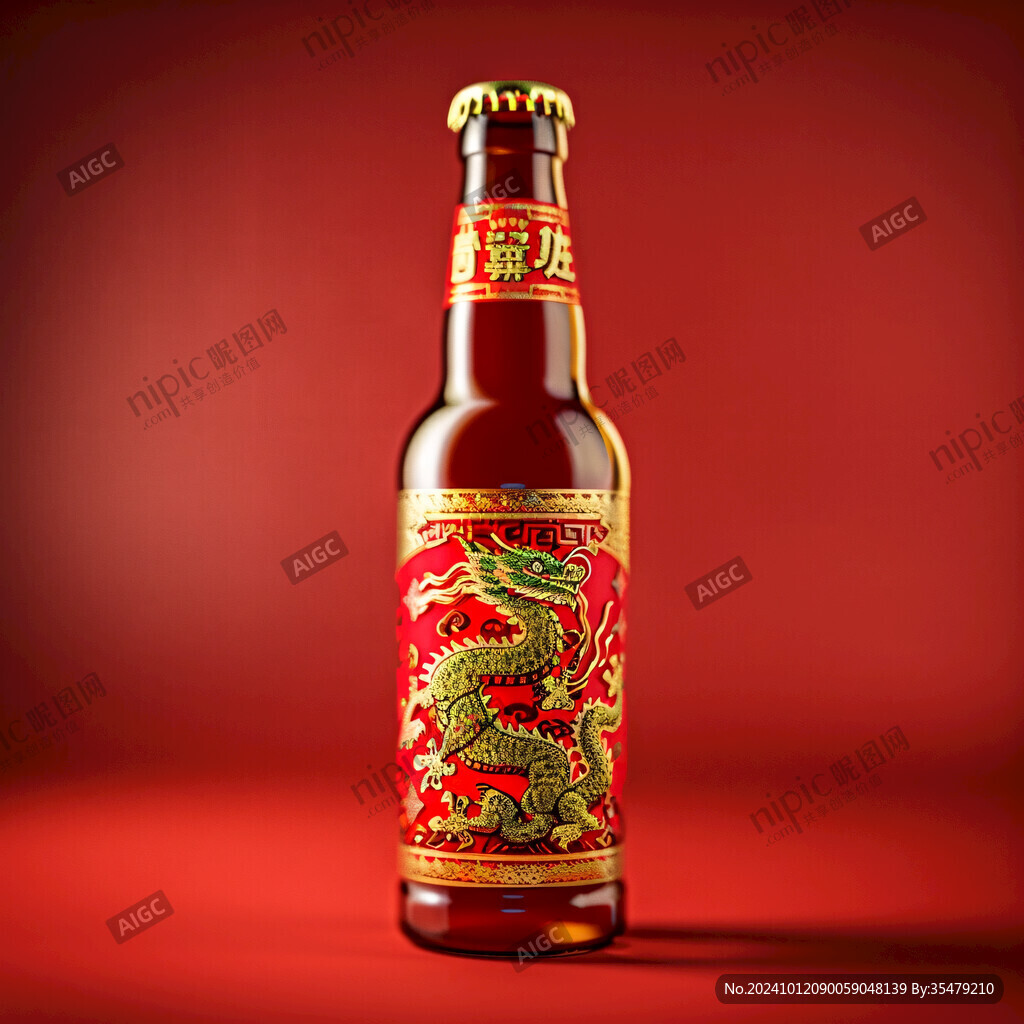 中式瓶贴