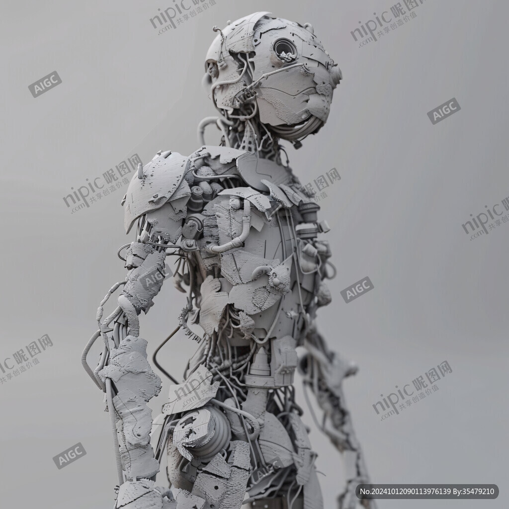 后现代机械科幻未来派