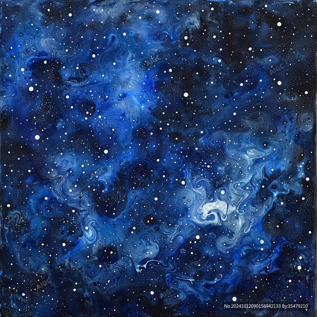 水彩广告背景星空背景