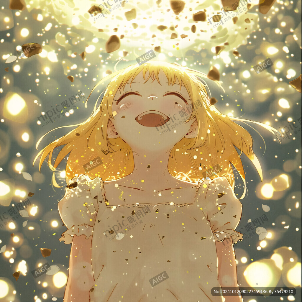 光晕梦幻插画