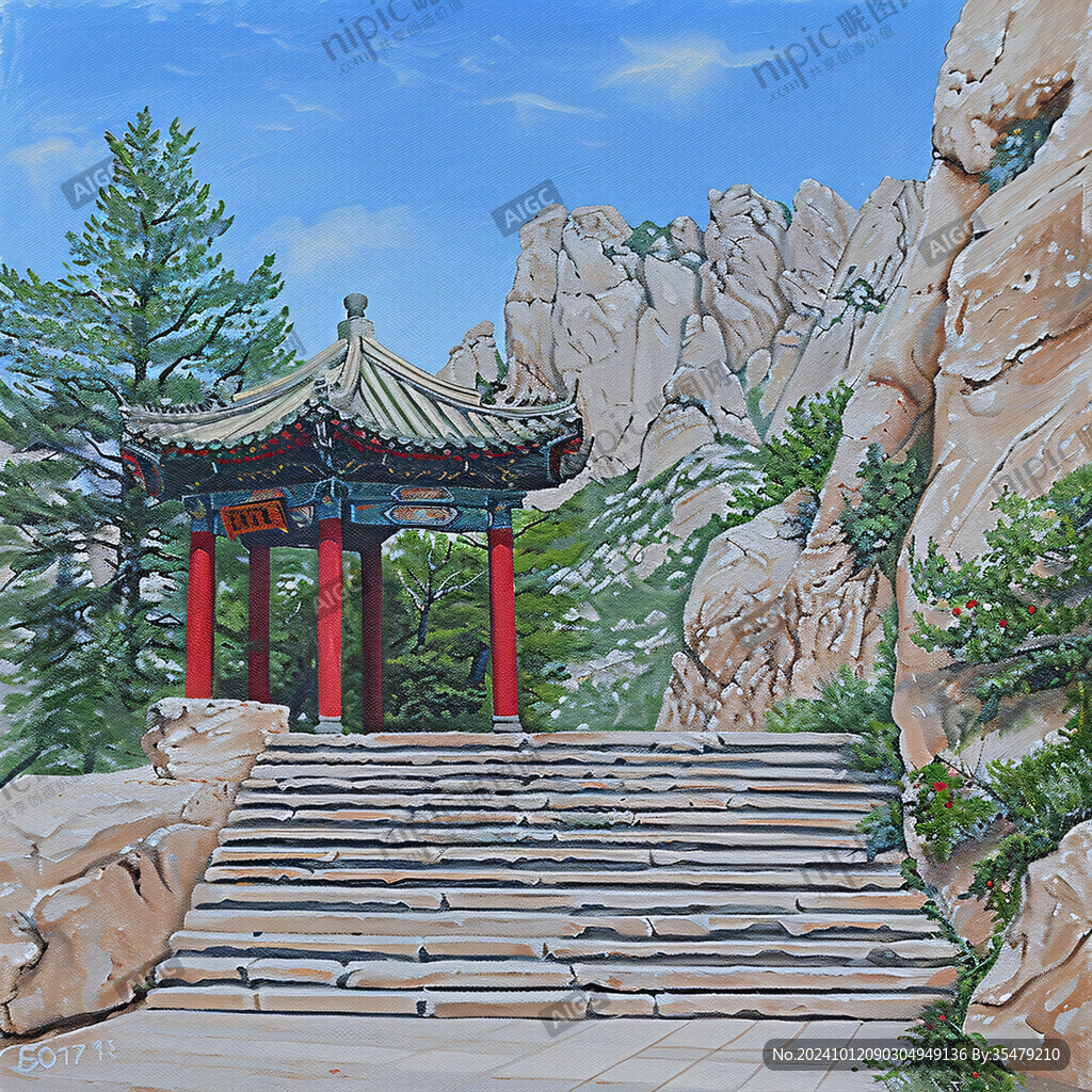 醉翁亭插画