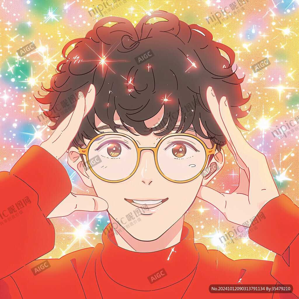青春男孩插画