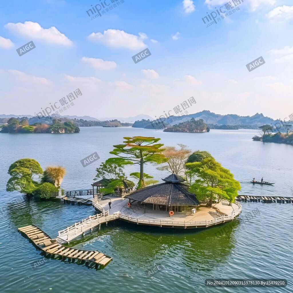 自然风光千岛湖风光