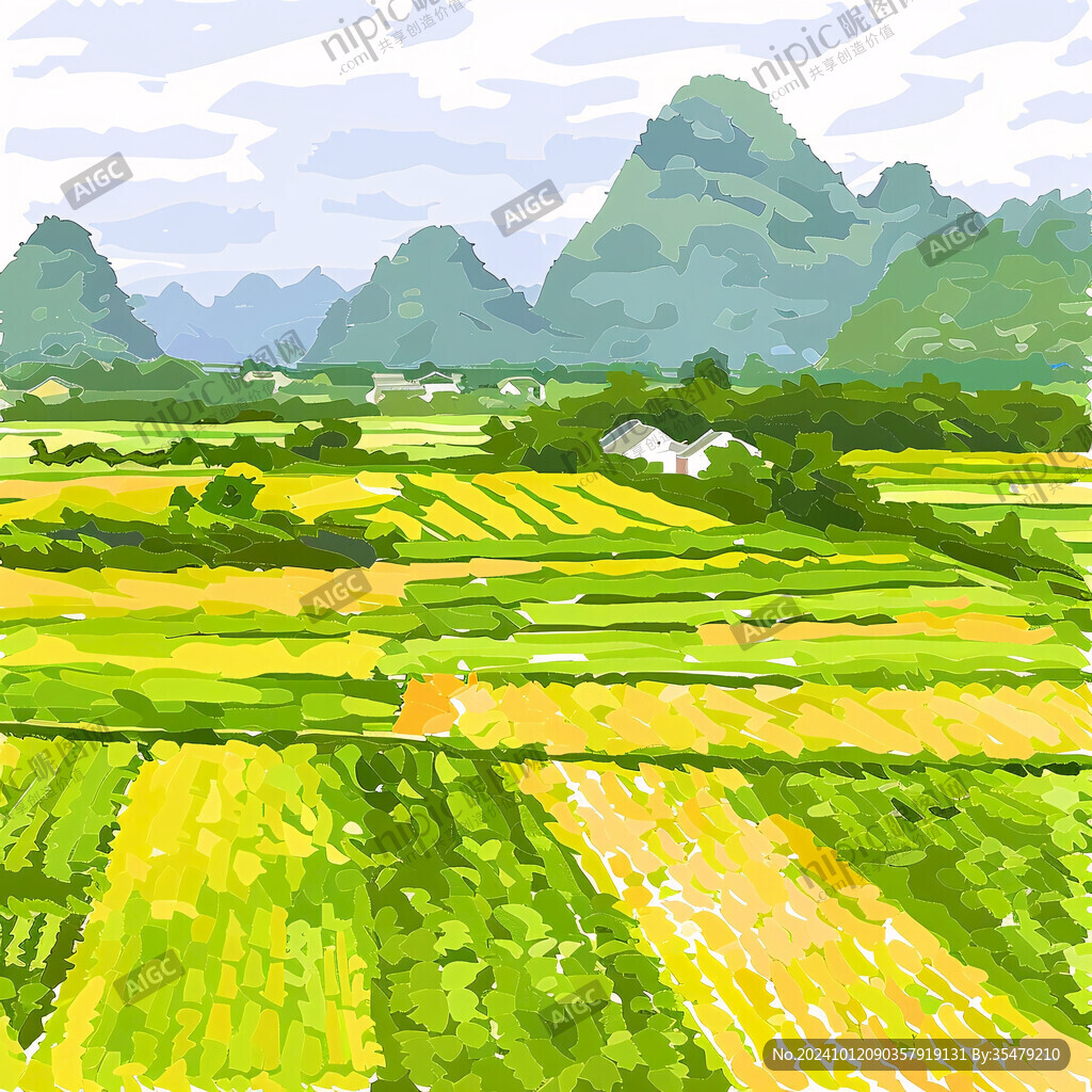 广西插画广西图片