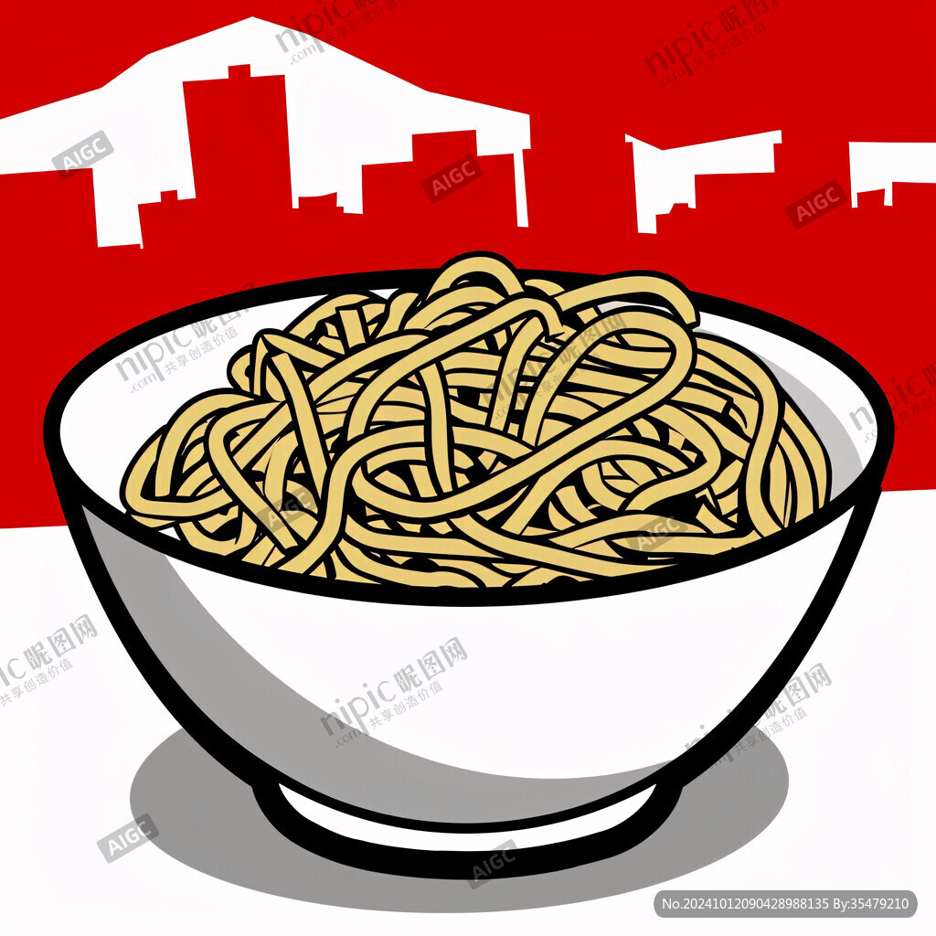 热干面装饰画