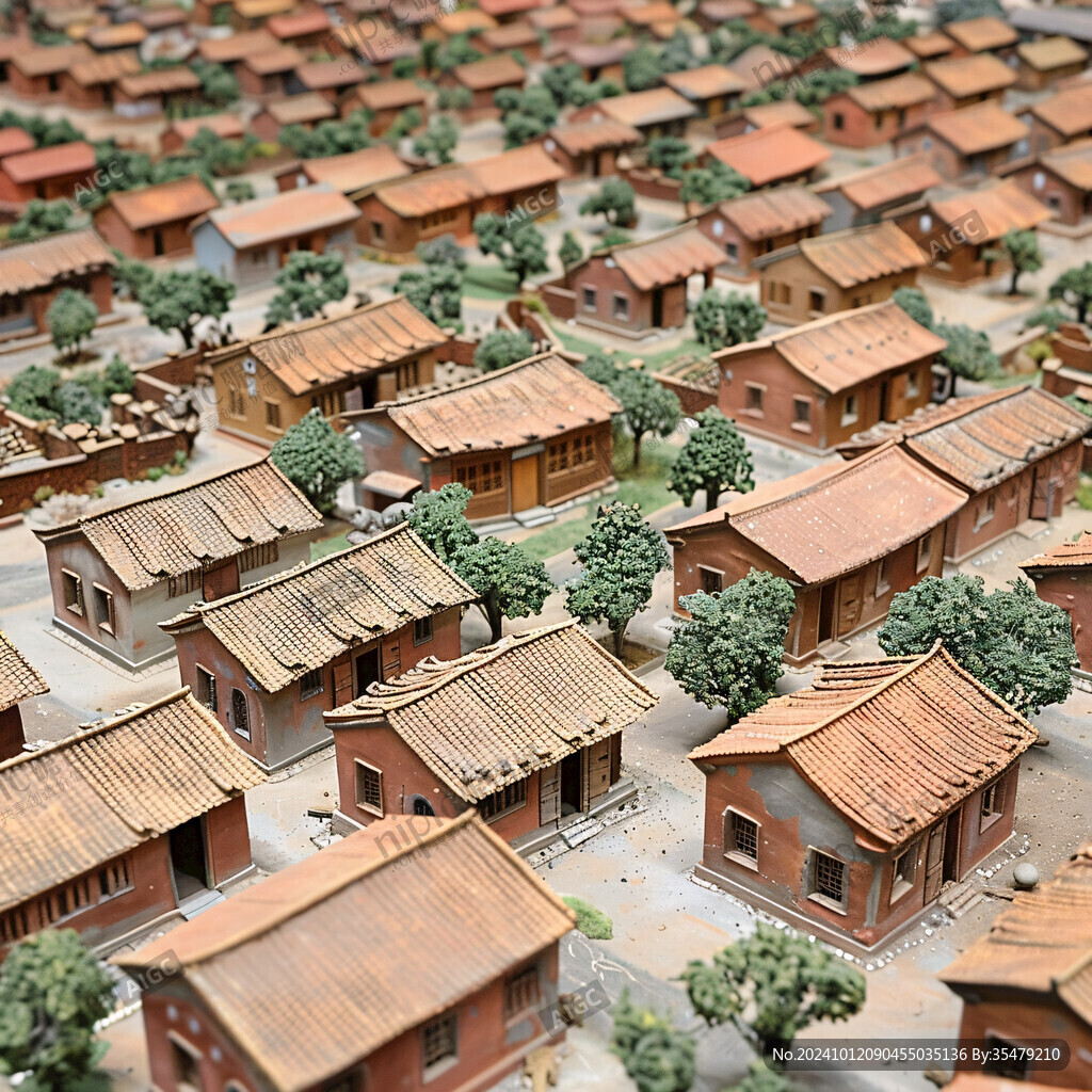 古代街景微缩景观