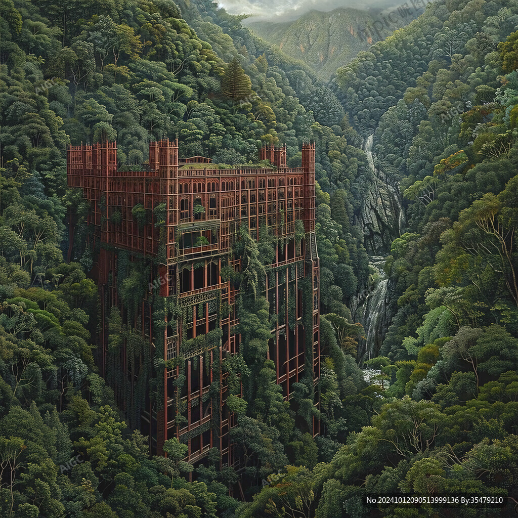 密林深处建筑