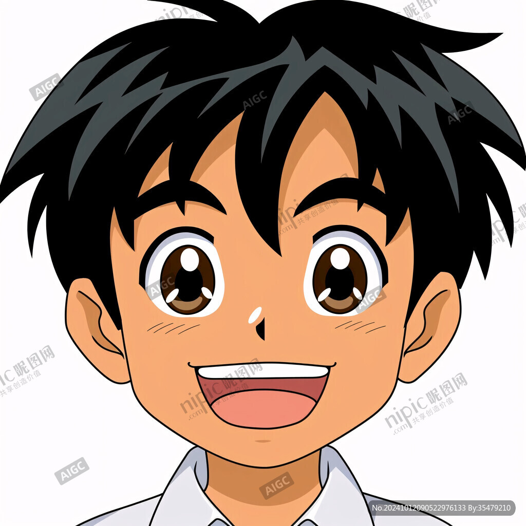 开心男孩头像