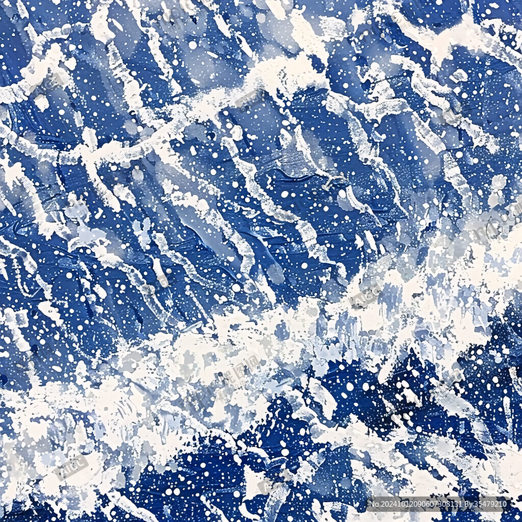 浪花手绘图