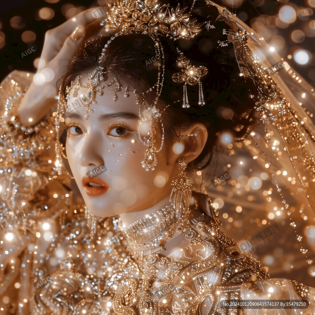 红金唐代宫廷风