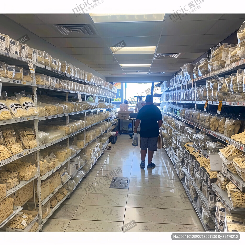 荷兰超市麦片展柜