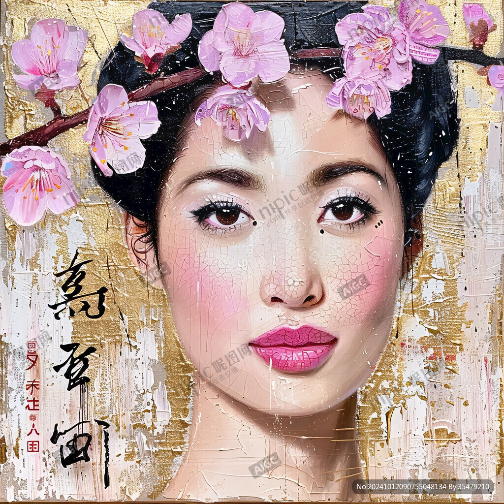 东方美女美容海报