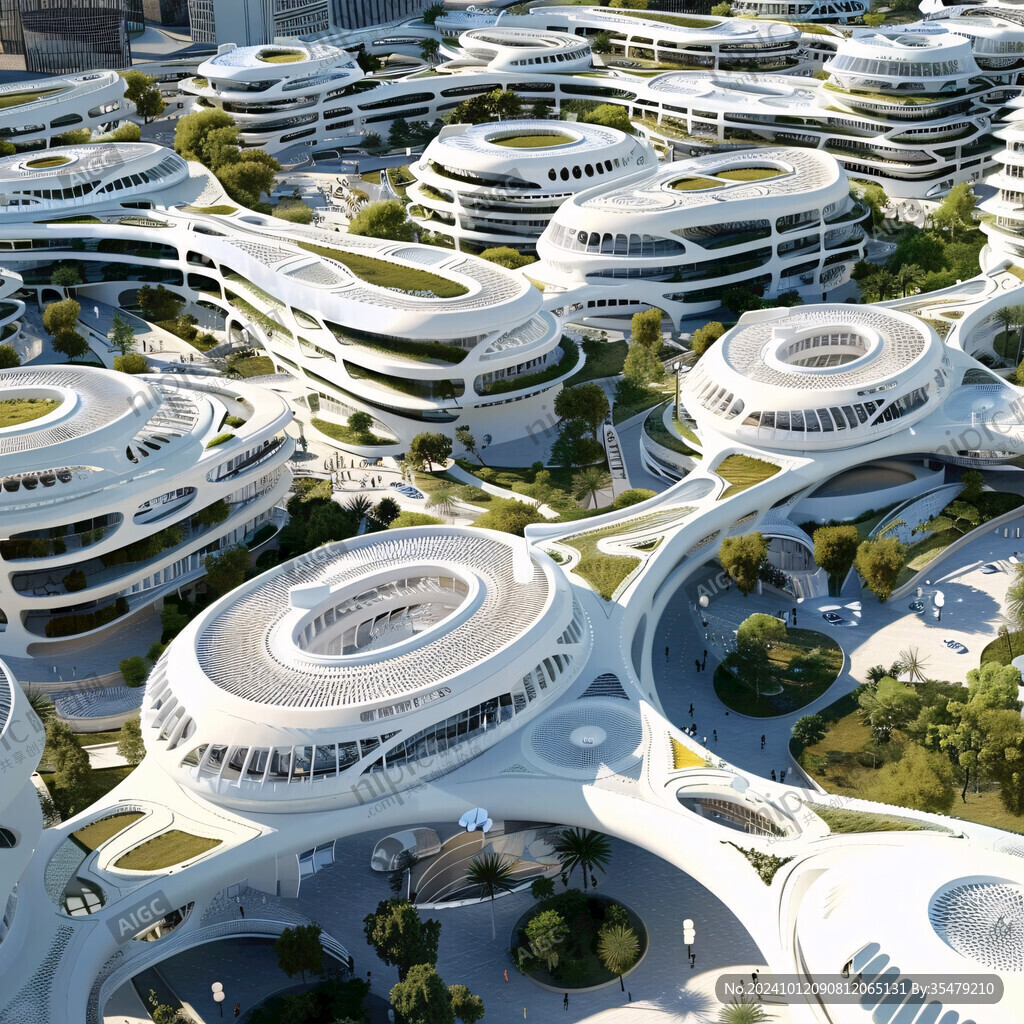 未来智能科技建筑