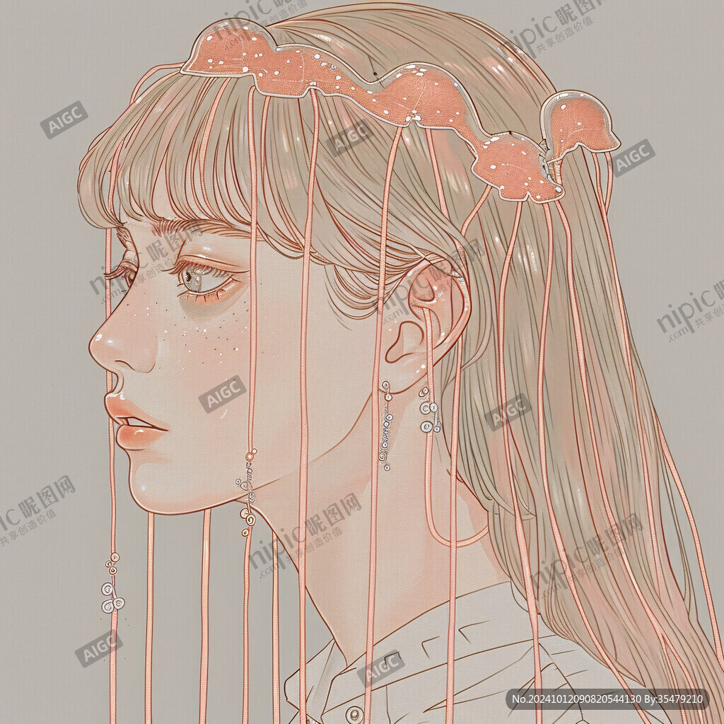 人物半身插画