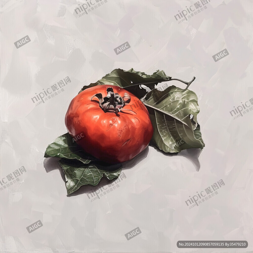 手绘冰糖小番茄