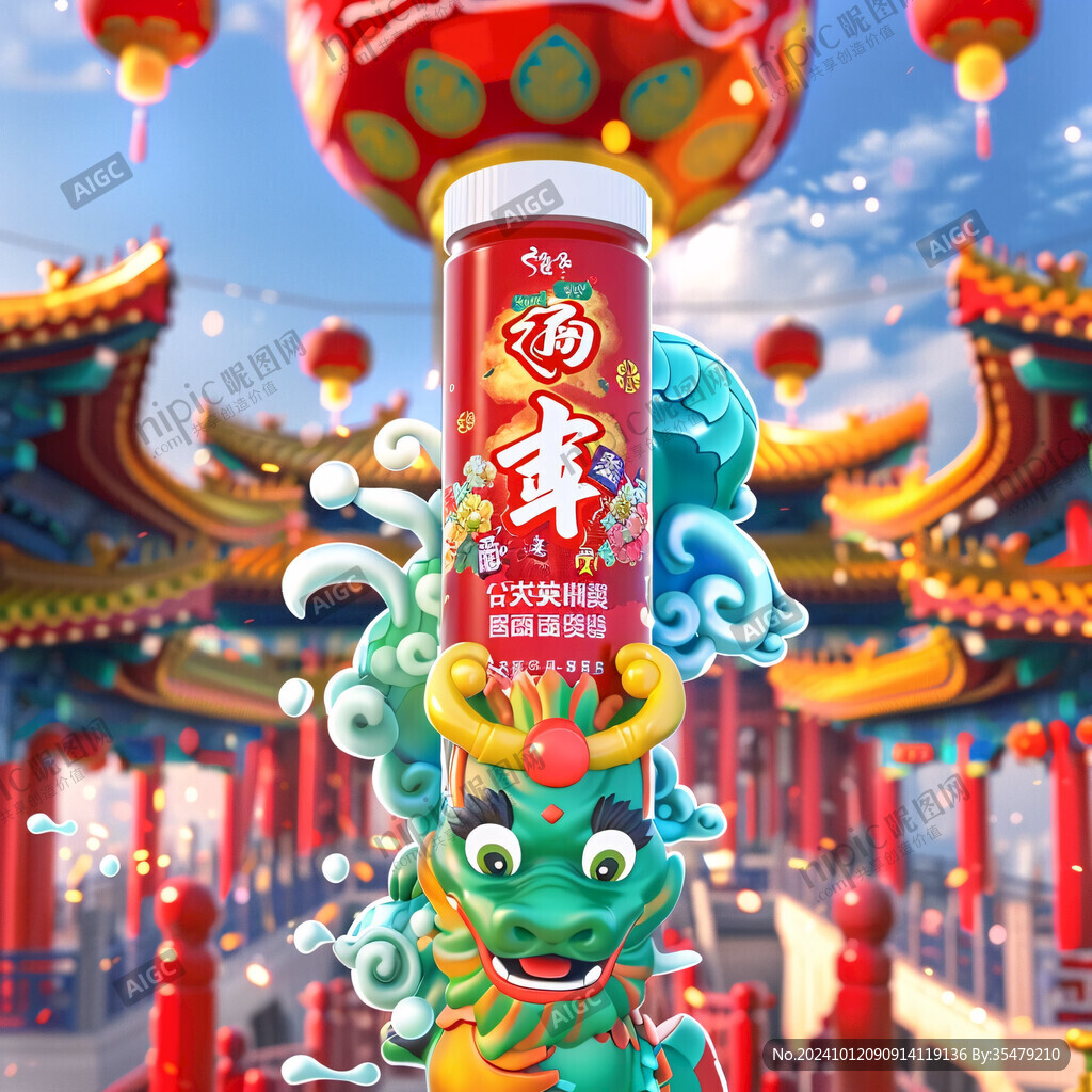 龙年包装插画合集