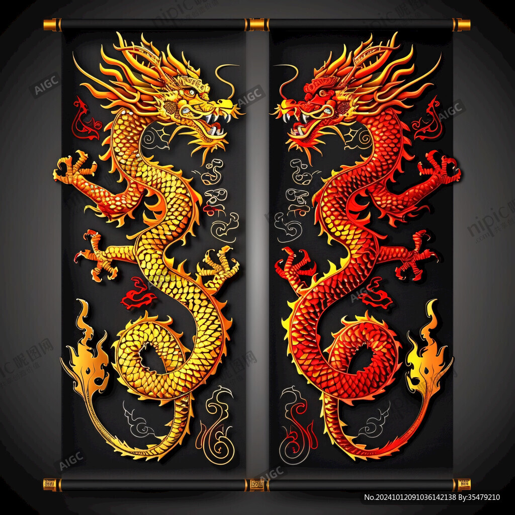 双龙戏珠