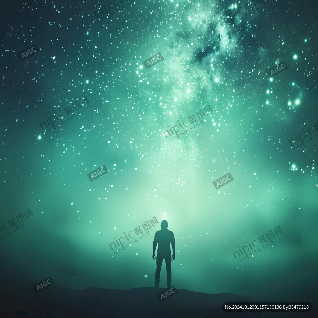 仰望星空的人